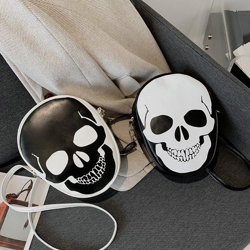 MOSiC | Day of the Dead  Halloween Skull Shoulder Bag Personality Funny Messenger Bag Kids Couples Outdoor Small Phone Bag For Women
