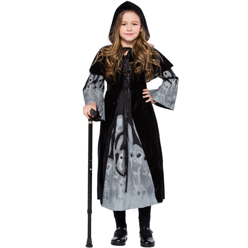 MOSIQ | Day of the Dead Halloween Children Skeleton Ghost Costume