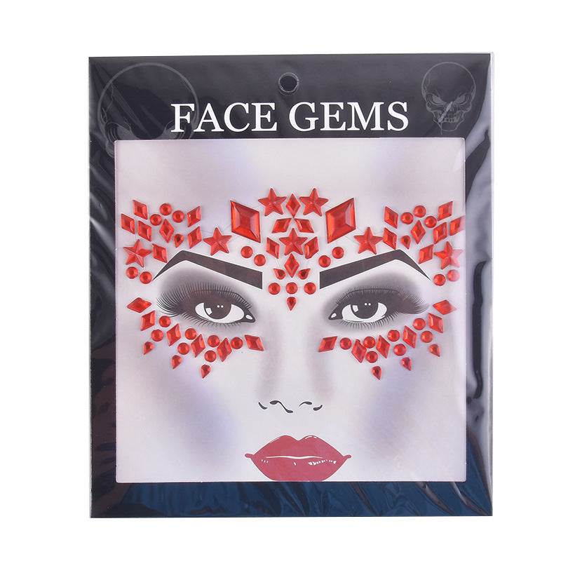MOSiC | Day of the Dead  Tattoo Stickers Dead Ghost Festival Face