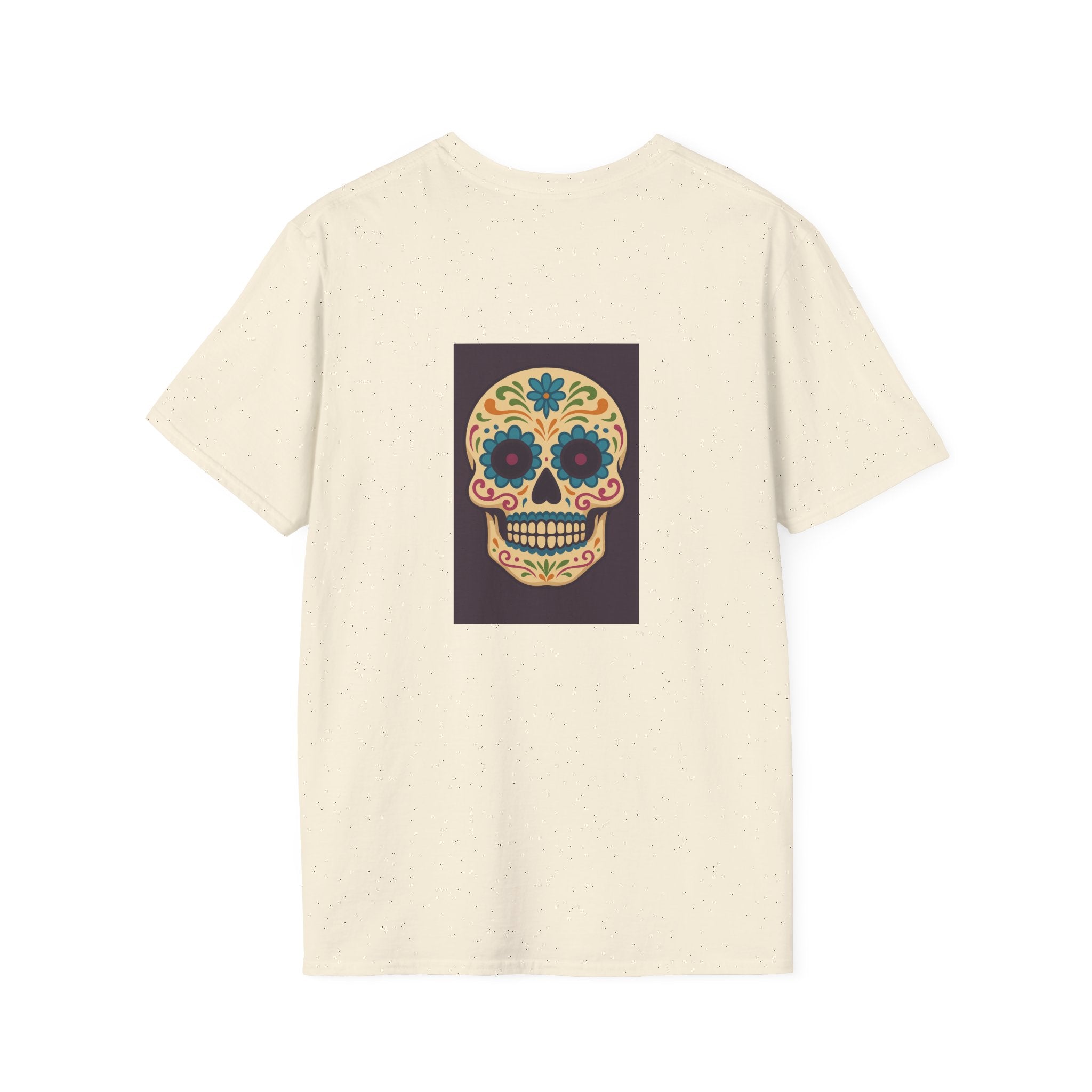 MOSAiC | Day of the Dead T-Shirt, Unisex Graphic Tee, Halloween Shirt, Sugar Skull Top, Boho Festival Wear, Vintage Style Apparel
