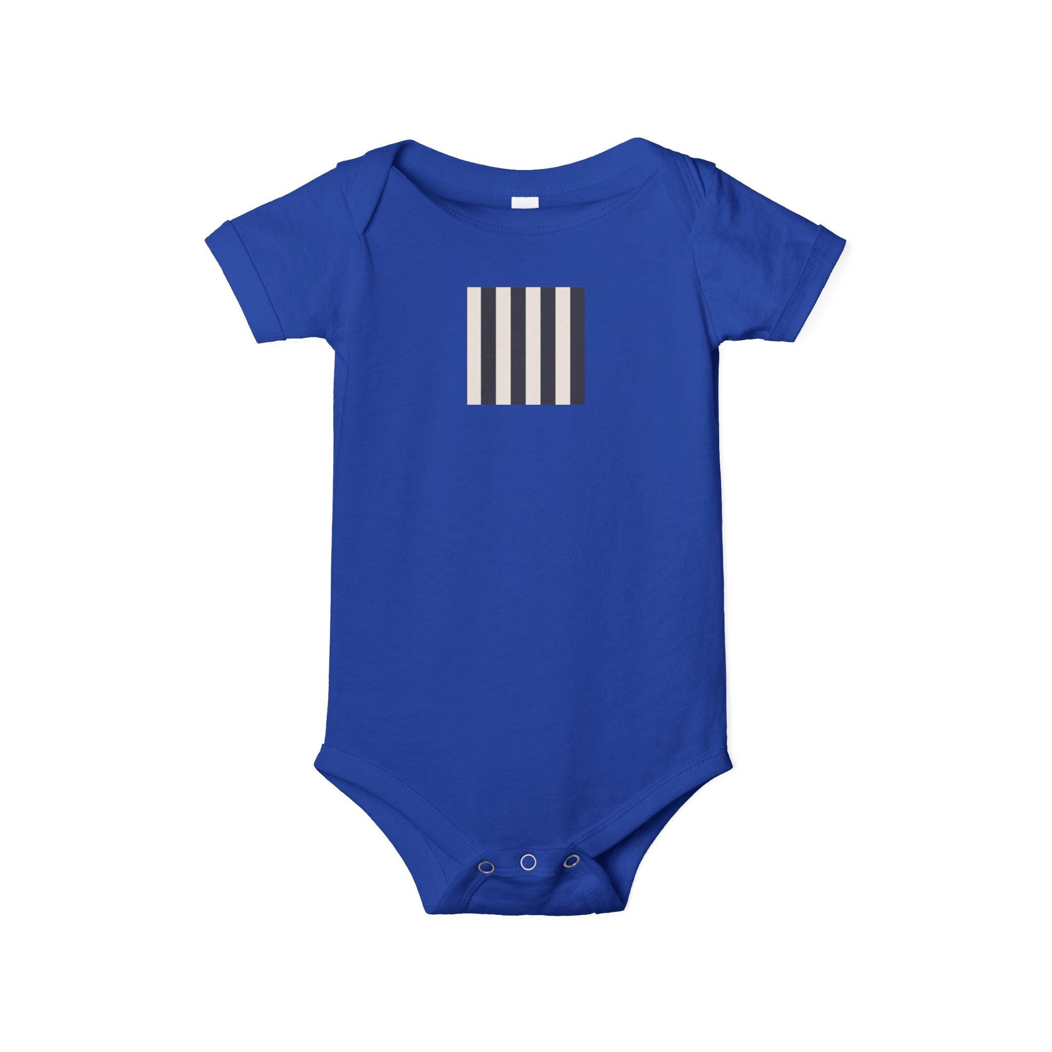 MOSiQ | Day of the Dead Infant One Piece with Stripes, Cute Baby Bodysuit, Newborn Gift, Stylish Infant Outfit, Unisex Baby Clothes, Baby Shower Gift