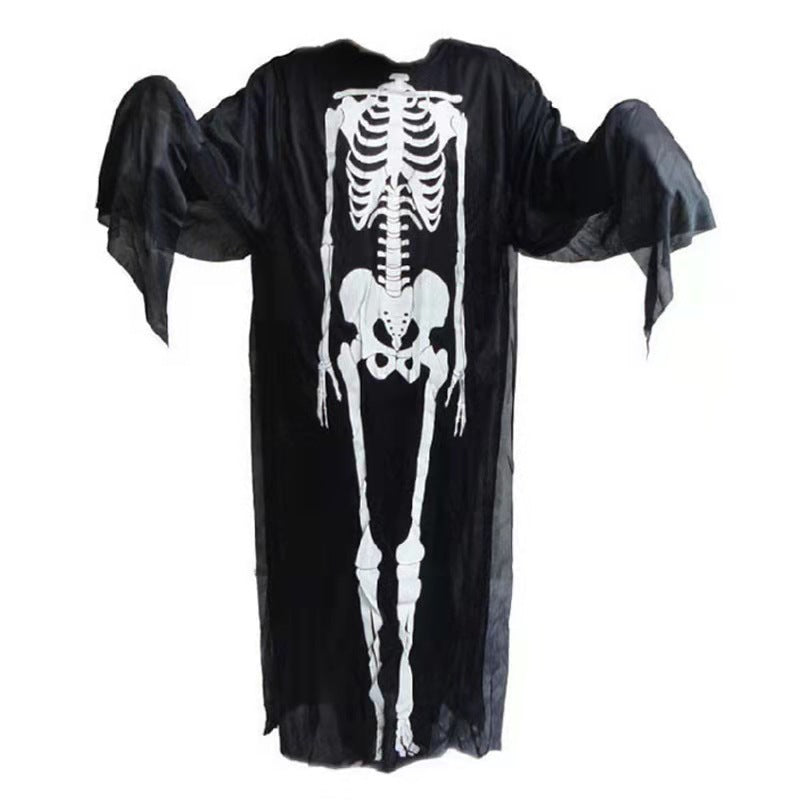 MOSiQ Day of the Dead Halloween Skeleton Makeup Ball Costume Clothing