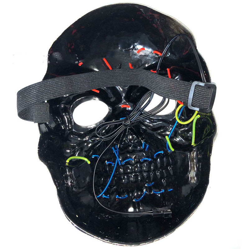MOSiQ | Day of the Dead Halloween skull LED glowing mask