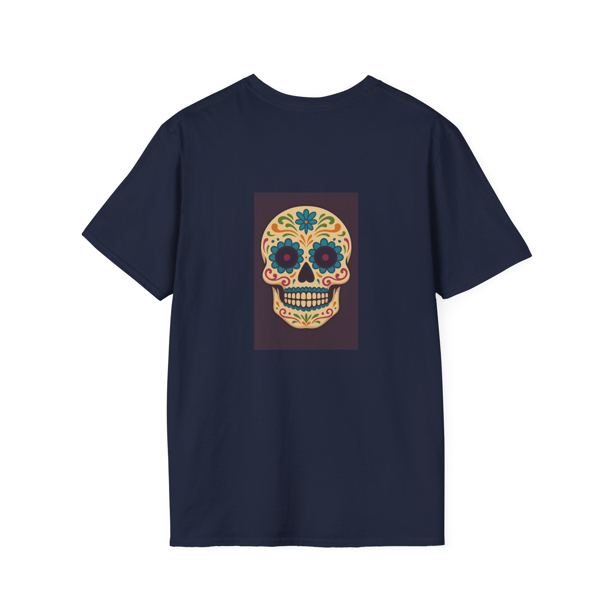 MOSAiC | Day of the Dead T-Shirt, Unisex Graphic Tee, Halloween Shirt, Sugar Skull Top, Boho Festival Wear, Vintage Style Apparel