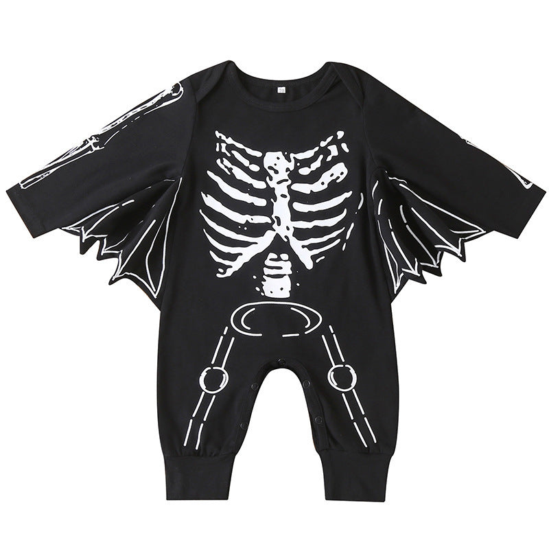 MOSiQ | Day of the Dead Halloween clothing baby long sleeve jumpsuit