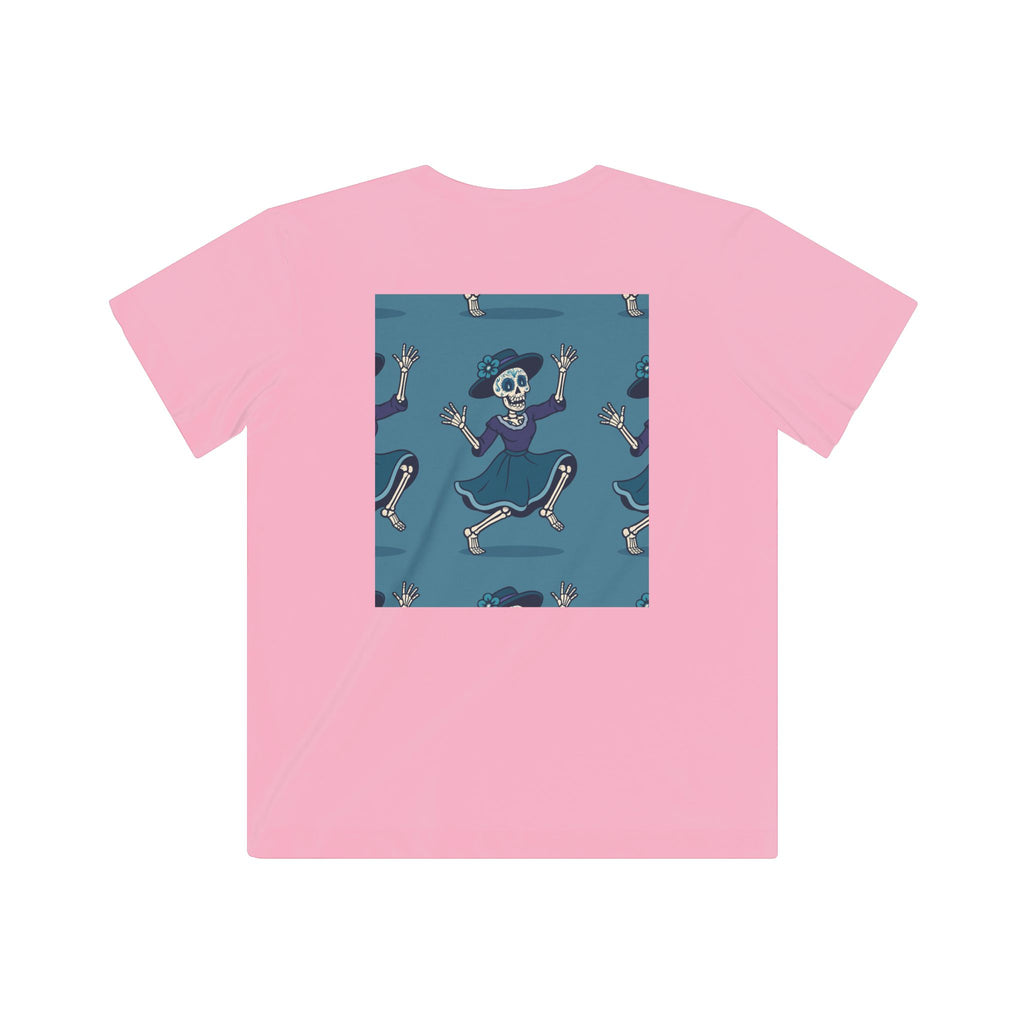 MOSiQ | Day of the Dead  Kids Halloween Skeleton Tee, Fun Kids Shirt, Spooky Costume Tee, Trick or Treat Shirt, Gift for Kids, Halloween Party Outfit