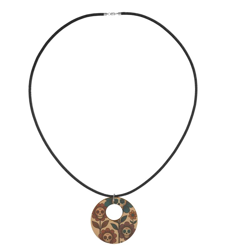 Wooden Pendant Organic Shapes
