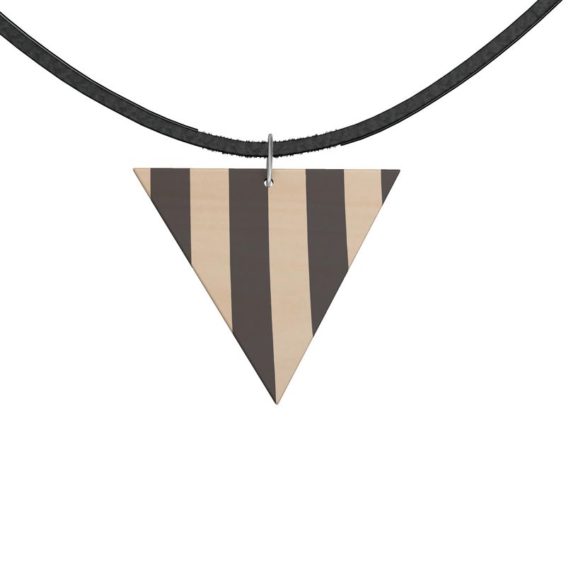 Wooden Pendant Geometric Shapes