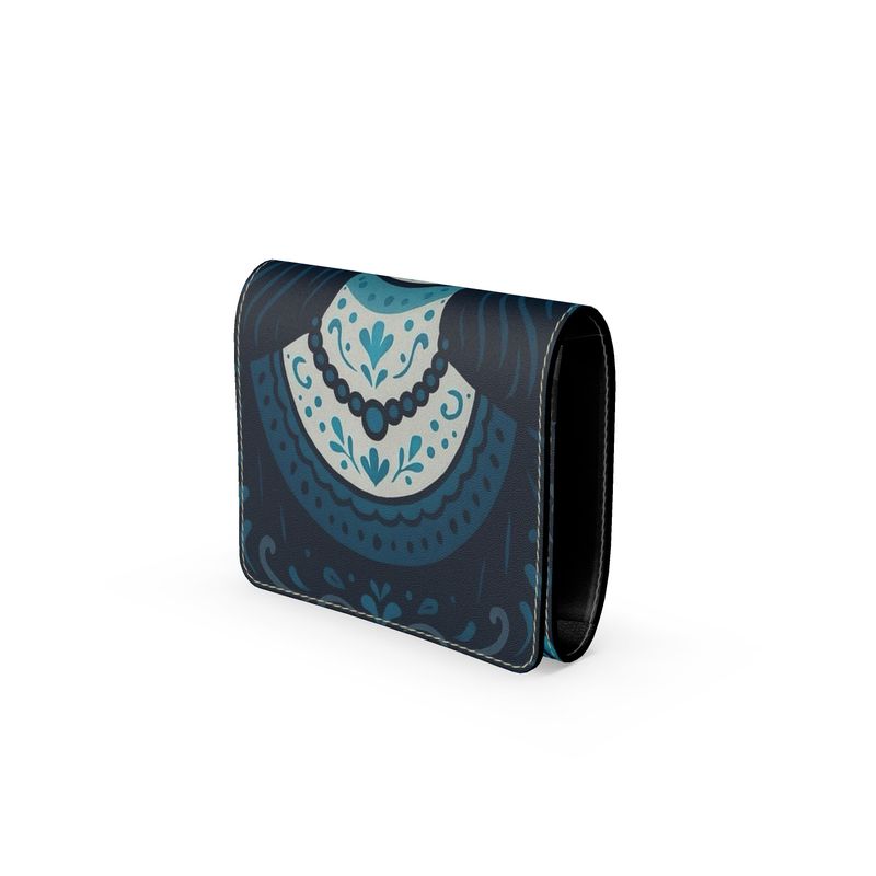 Small Leather Foldover Purse