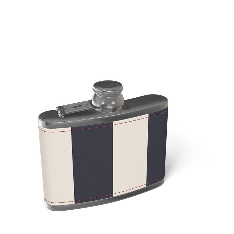 Leather Wrapped Hip Flask