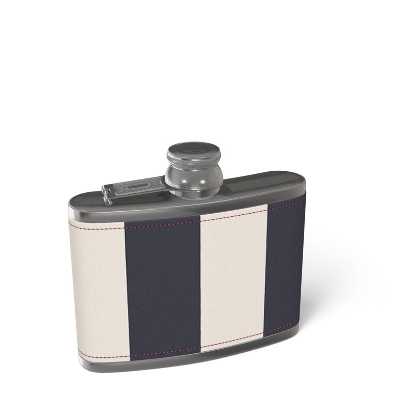 Leather Wrapped Hip Flask