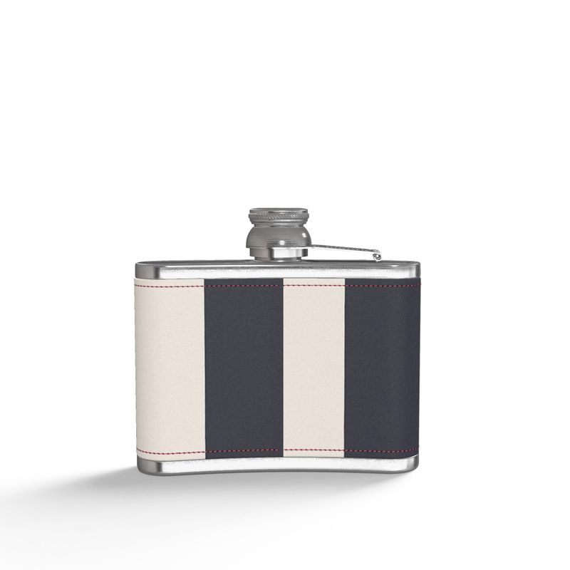 Leather Wrapped Hip Flask