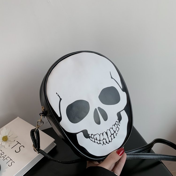 MOSiC | Day of the Dead  Halloween Skull Shoulder Bag Personality Funny Messenger Bag Kids Couples Outdoor Small Phone Bag For Women