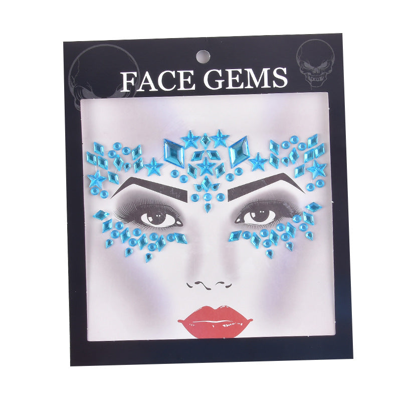 MOSiC | Day of the Dead  Tattoo Stickers Dead Ghost Festival Face