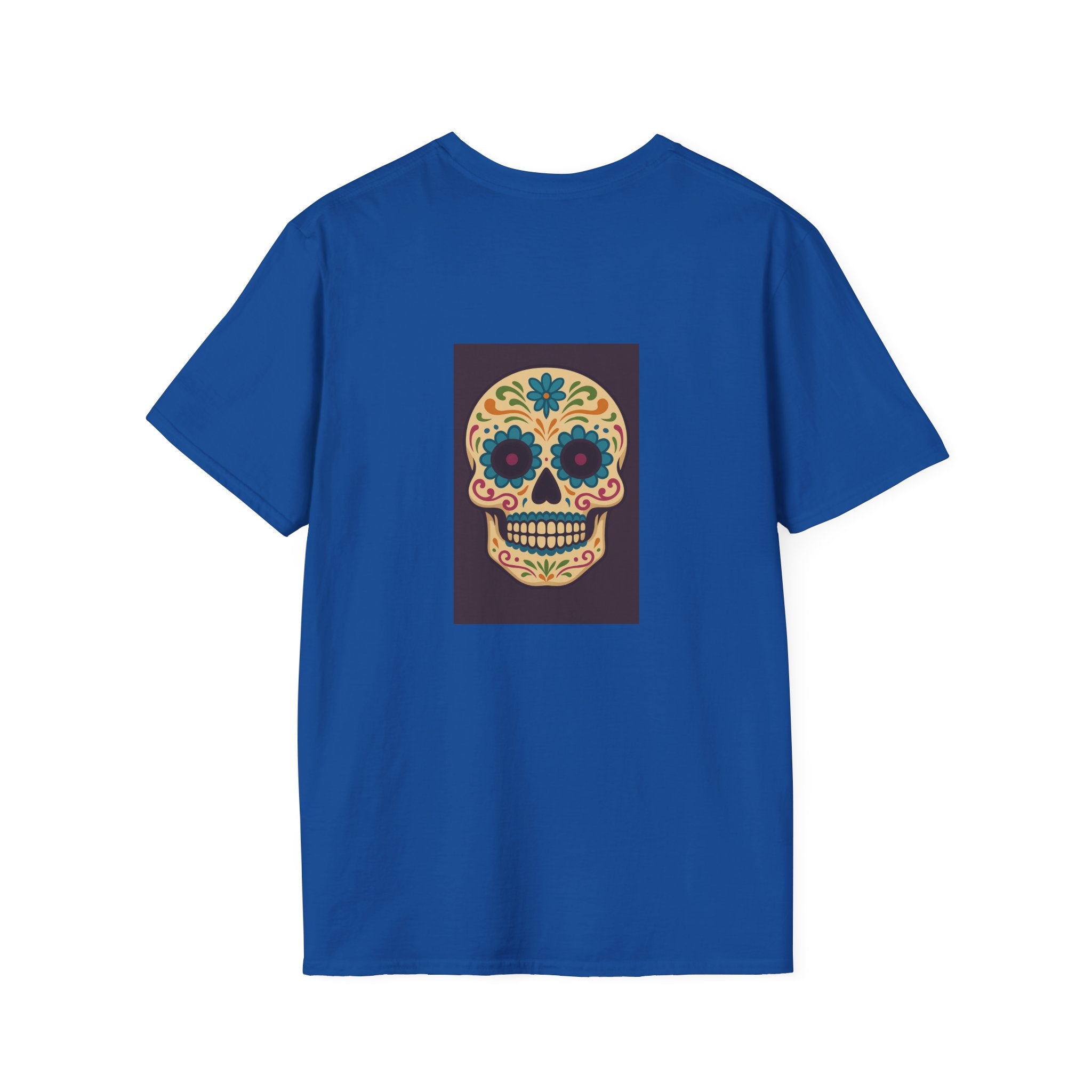 MOSAiC | Day of the Dead T-Shirt, Unisex Graphic Tee, Halloween Shirt, Sugar Skull Top, Boho Festival Wear, Vintage Style Apparel