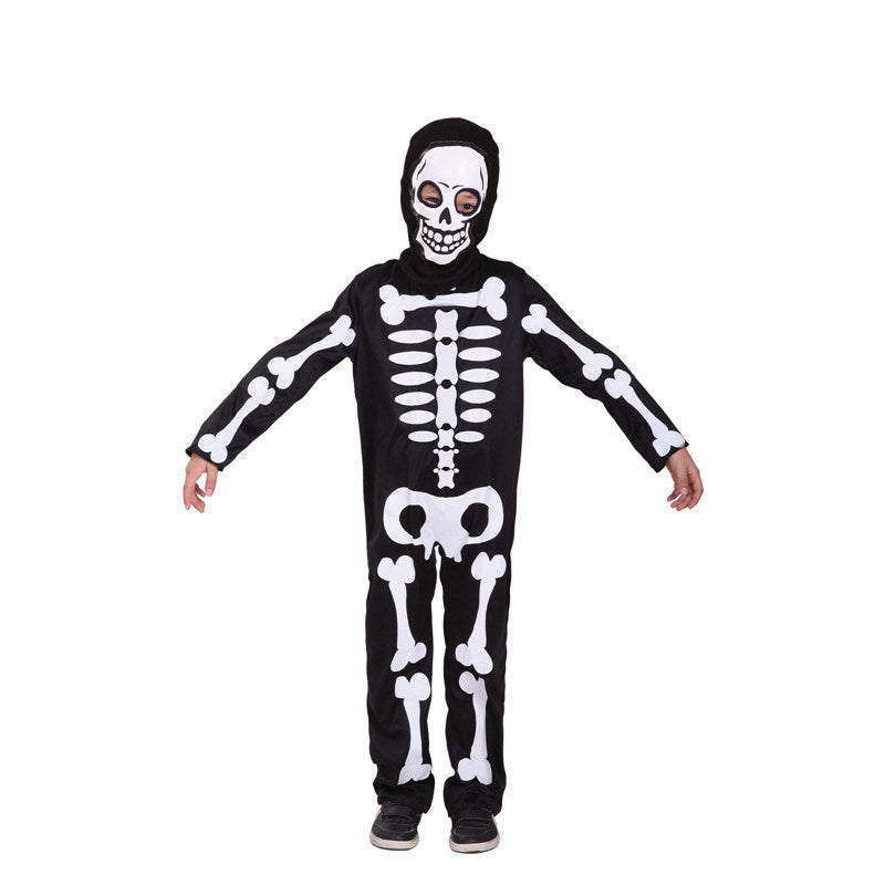 MOSiQ | Day of the Dead Halloween Carnival Party Children Boy Skull Makeup Ball Performance Costume