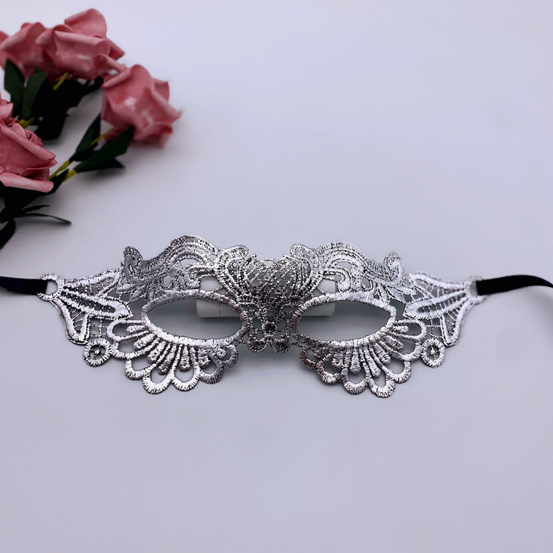 MOSiQ | Day of the DeadHalloween Adult Princess Masquerade Golden Lace Mask Bronzing Half Face Eye Mask For Women