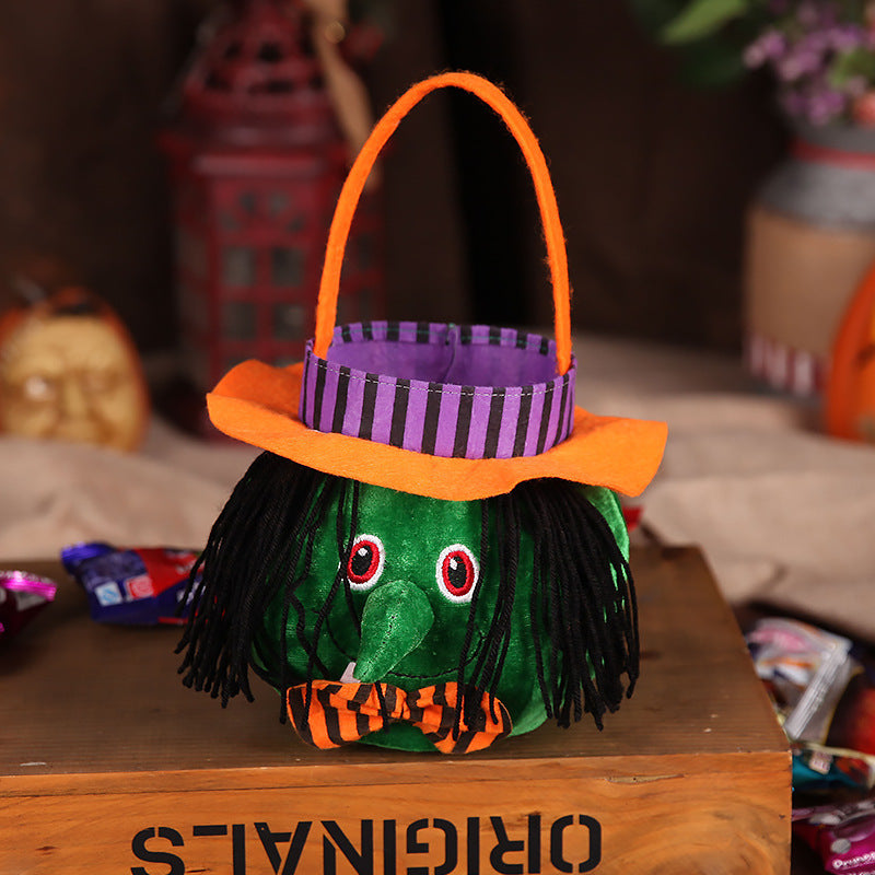 MOSiQ Day of the Dead Halloween Candy Bags Cute Gift Bag Pumpkin Witch Candy Boxes