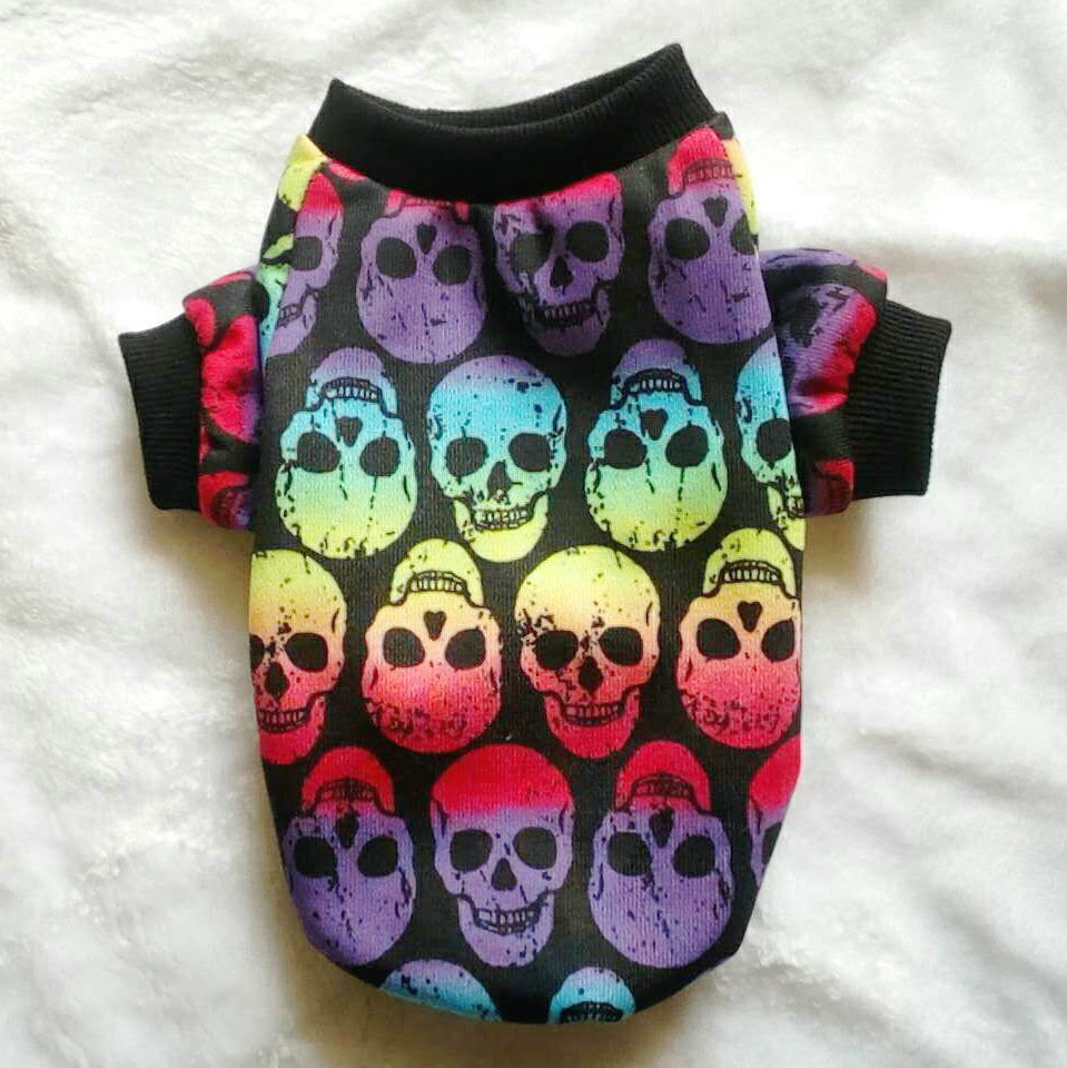 MOSiQ | Day of the Dead  Pet Clothes Skull Halloween Supplies