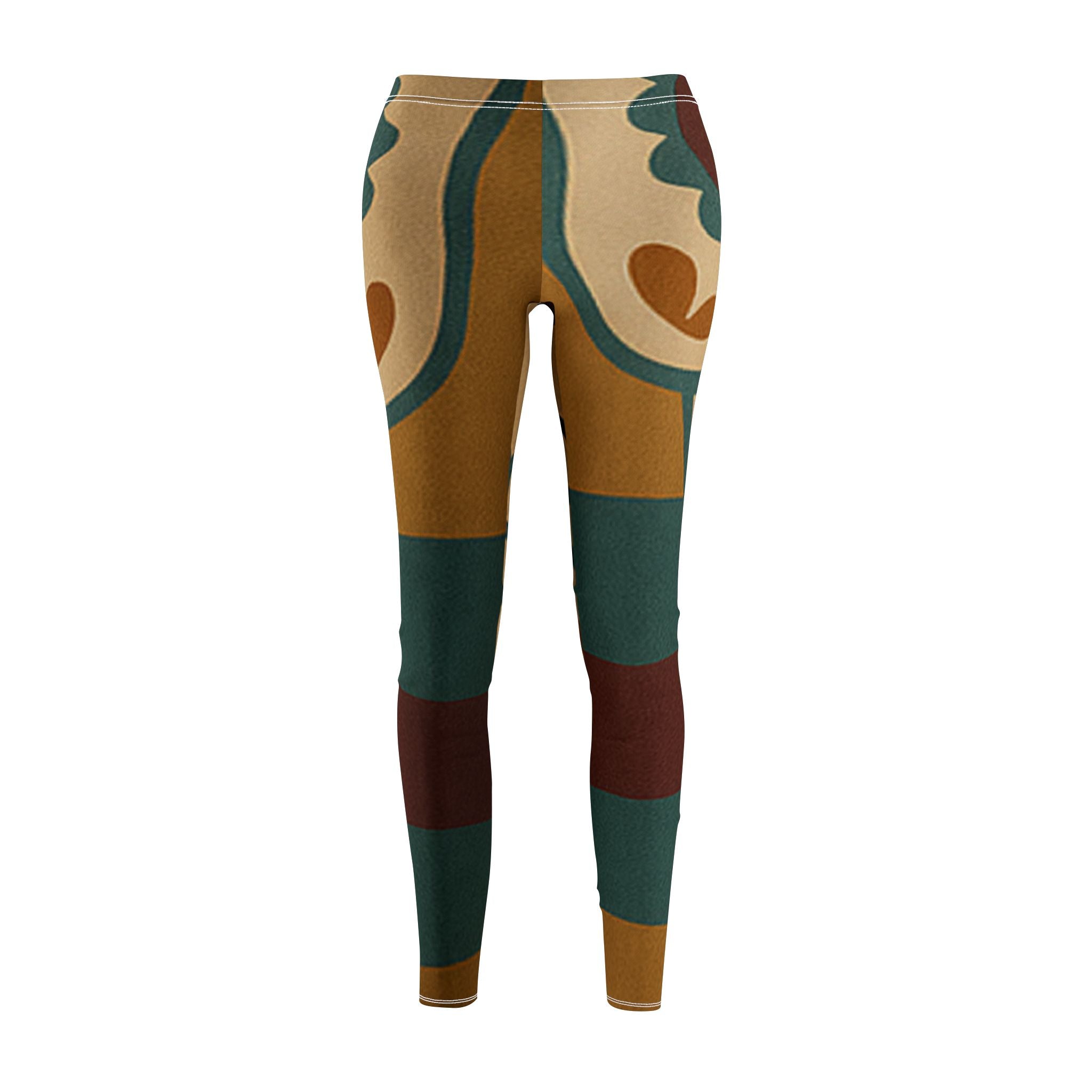 MOSIQ | Day of the Dead  Women's Mid-rise Casual Leggings, Stylish Yoga Pants, Comfortable Loungewear, Unique Gift for Her, Trendy Exercise Bottoms