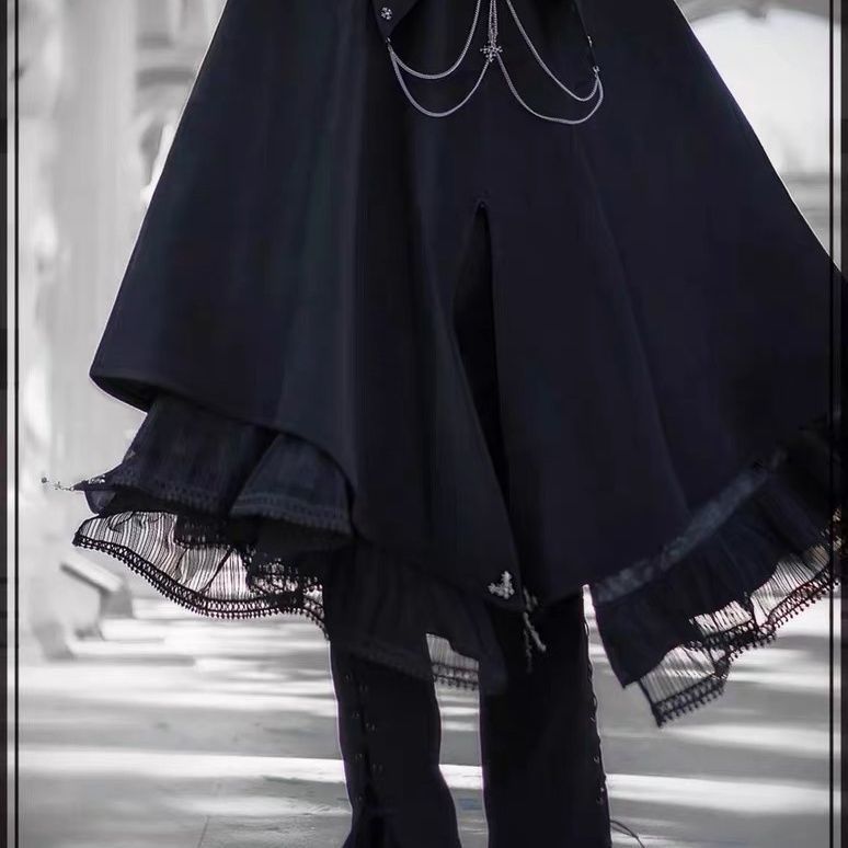 MOSiQ | Day of the Dead  Monarch Black Cloak Costume Cos Japanese Dark