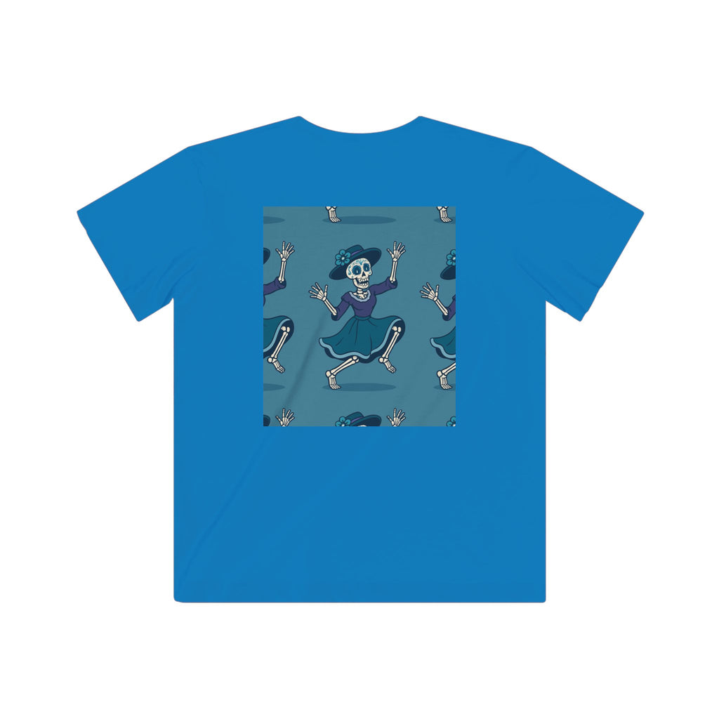 MOSiQ | Day of the Dead  Kids Halloween Skeleton Tee, Fun Kids Shirt, Spooky Costume Tee, Trick or Treat Shirt, Gift for Kids, Halloween Party Outfit
