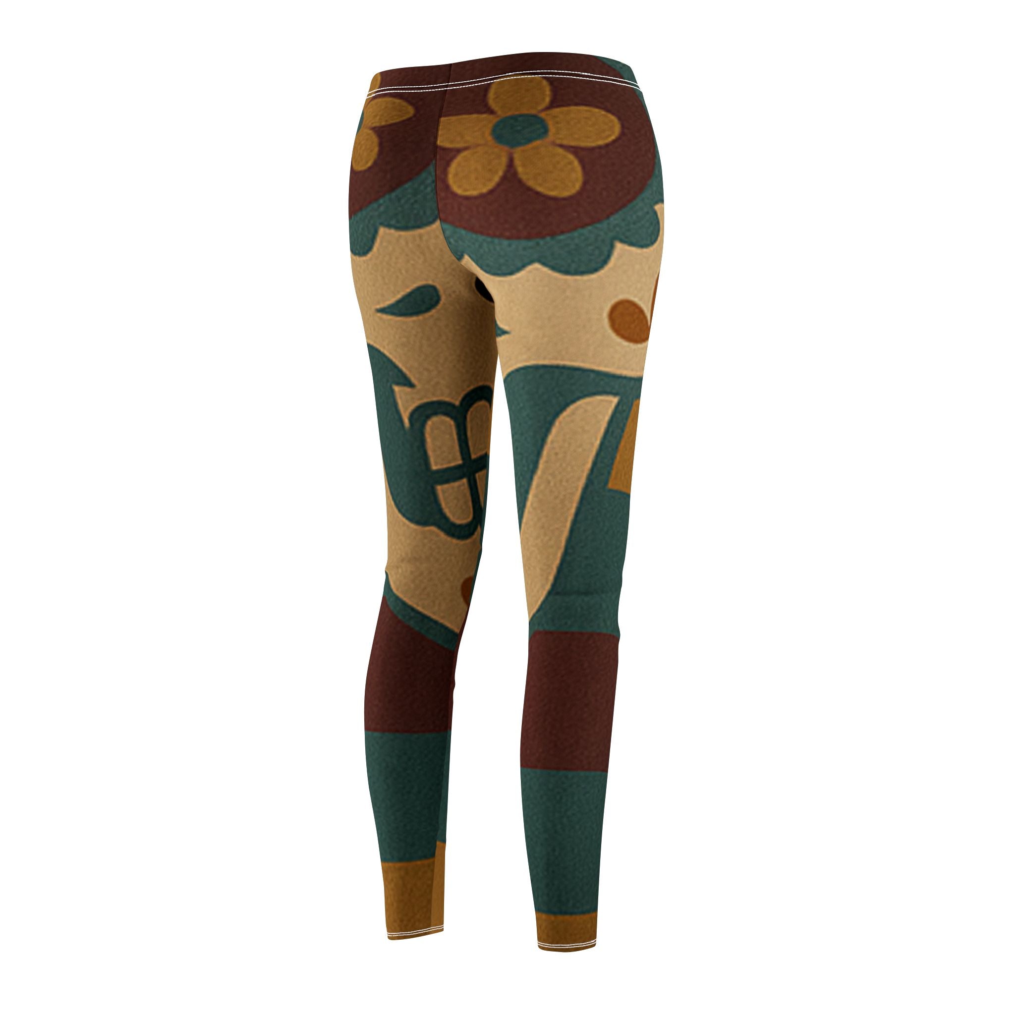 MOSIQ | Day of the Dead  Women's Mid-rise Casual Leggings, Stylish Yoga Pants, Comfortable Loungewear, Unique Gift for Her, Trendy Exercise Bottoms