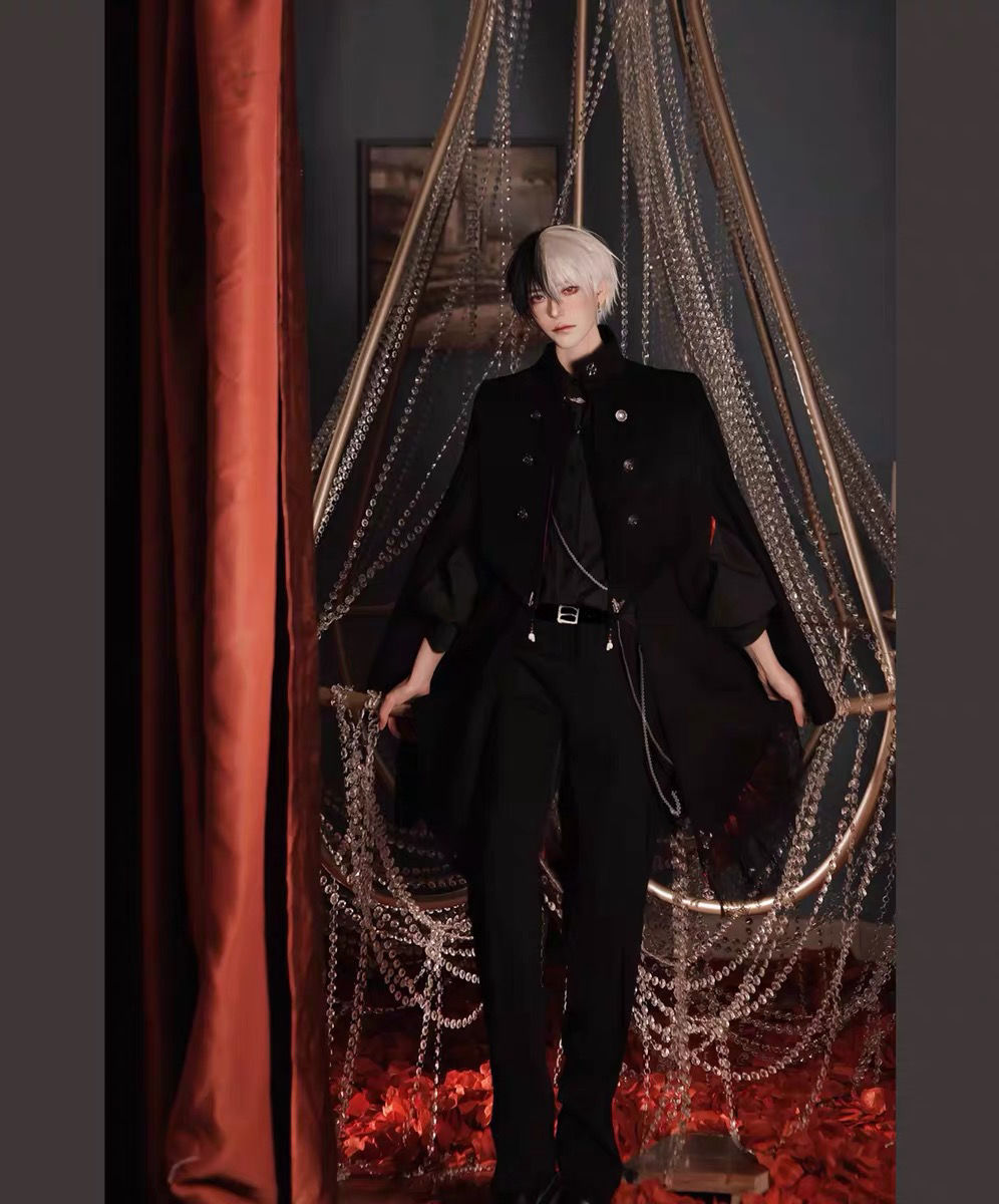 MOSiQ | Day of the Dead  Monarch Black Cloak Costume Cos Japanese Dark