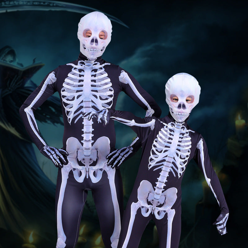 MOSiQ | Day of the Dead Kids + Teens Scary Skeleton Costume