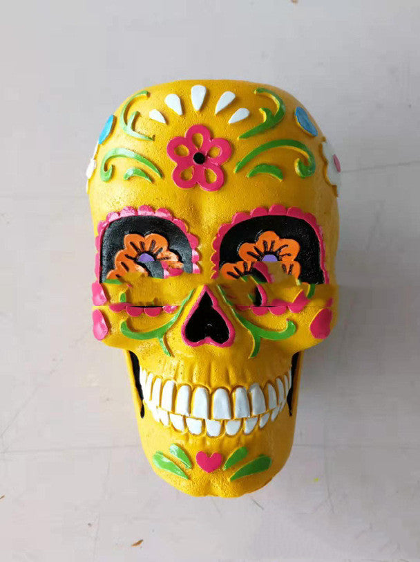 MOSiQ Day Of The Dead Skeleton Ornament Succulents