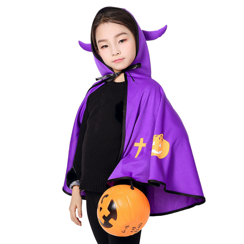 MOSiQ | Day of the Dead  Children's Fashion Personality Halloween Cloak
