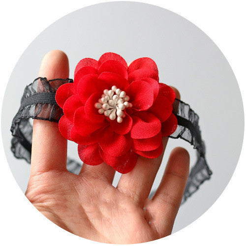 MOSiQ | Day of the Dead Baby hair with double lace flowers