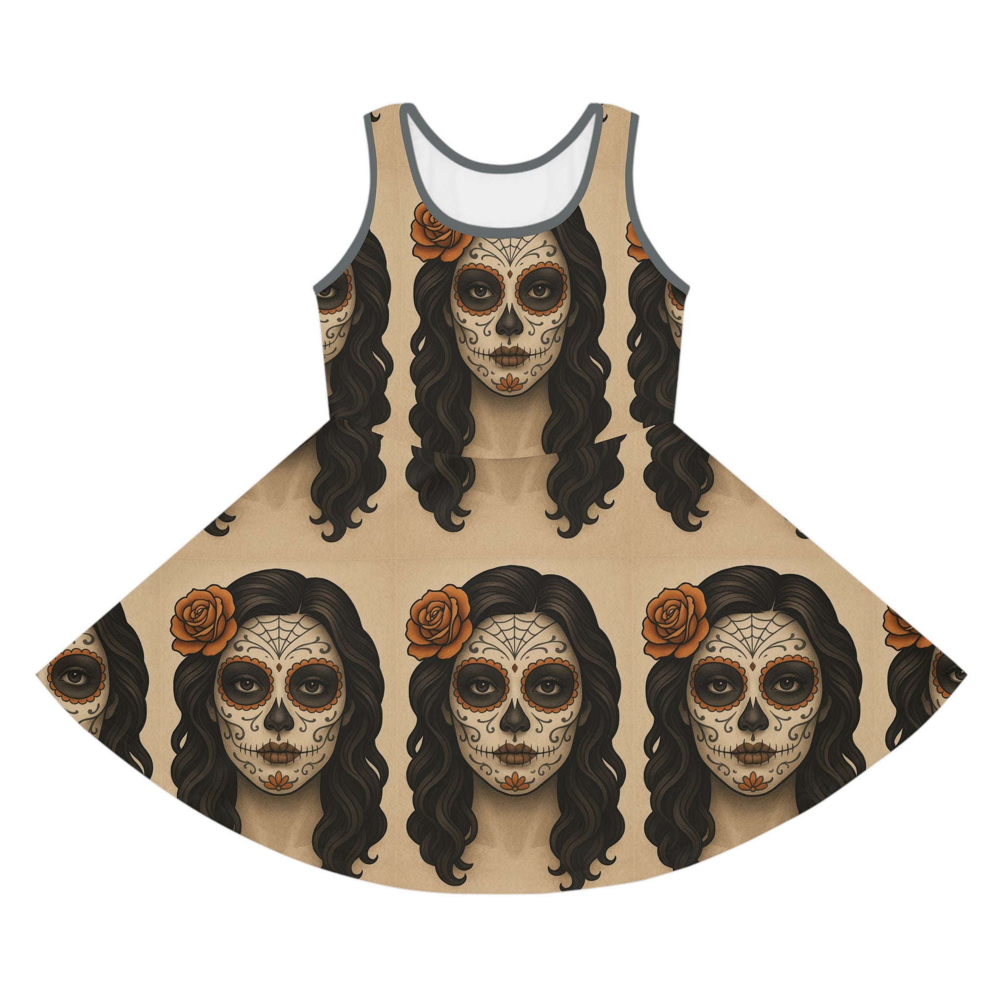 MOSiQ | Day of the Dead Girls' Havana, Halloween Dress, Party Dress
