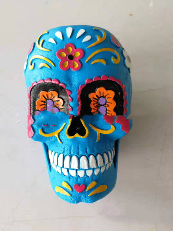 MOSiQ Day Of The Dead Skeleton Ornament Succulents