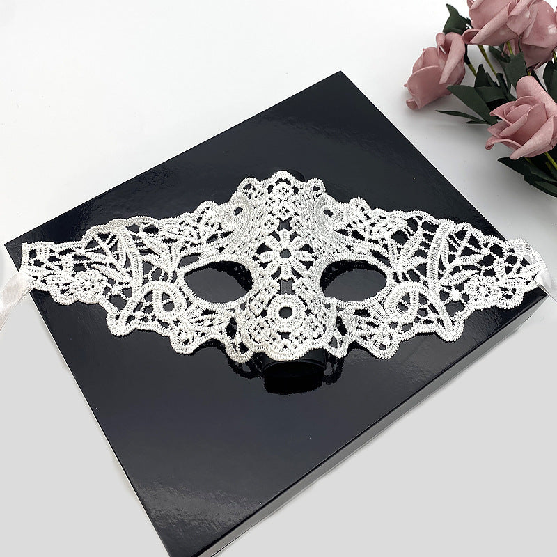 MOSiC | Day of the Dead  Sexy Lace Half Face Mask Ball Adult Princess Sexy Eye Mask Halloween Props Performance
