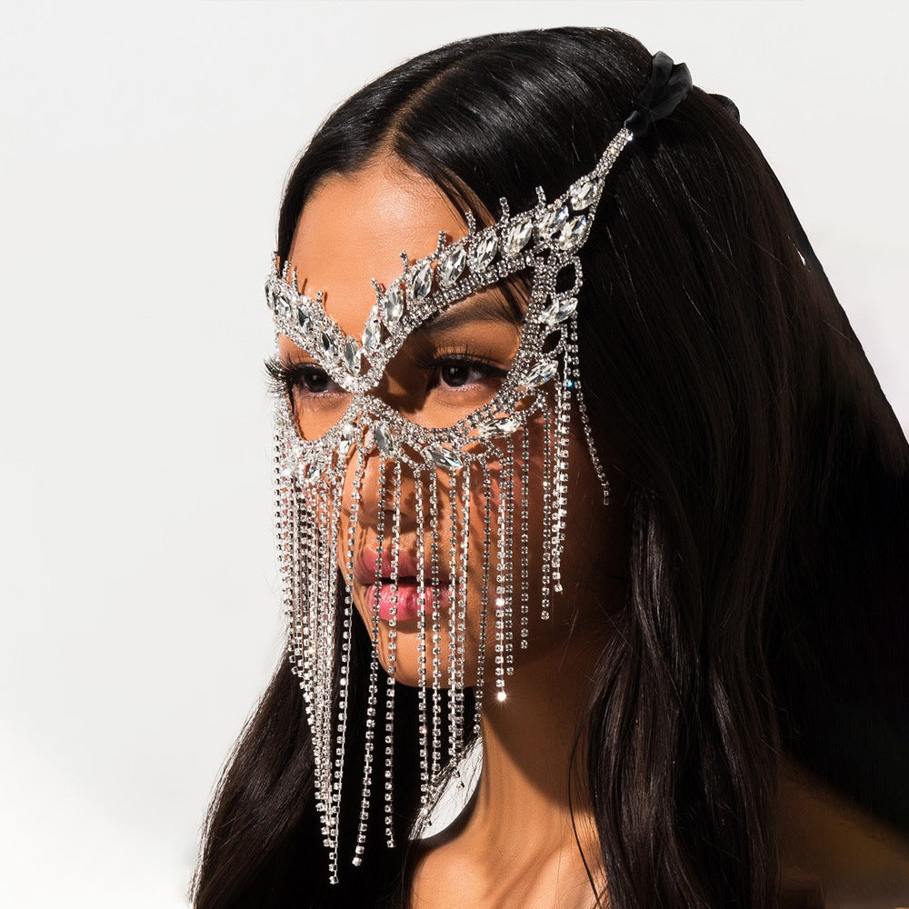 MOSiQ | Day of the Dead Rhinestone Halloween Ball Makeup Personality Mask