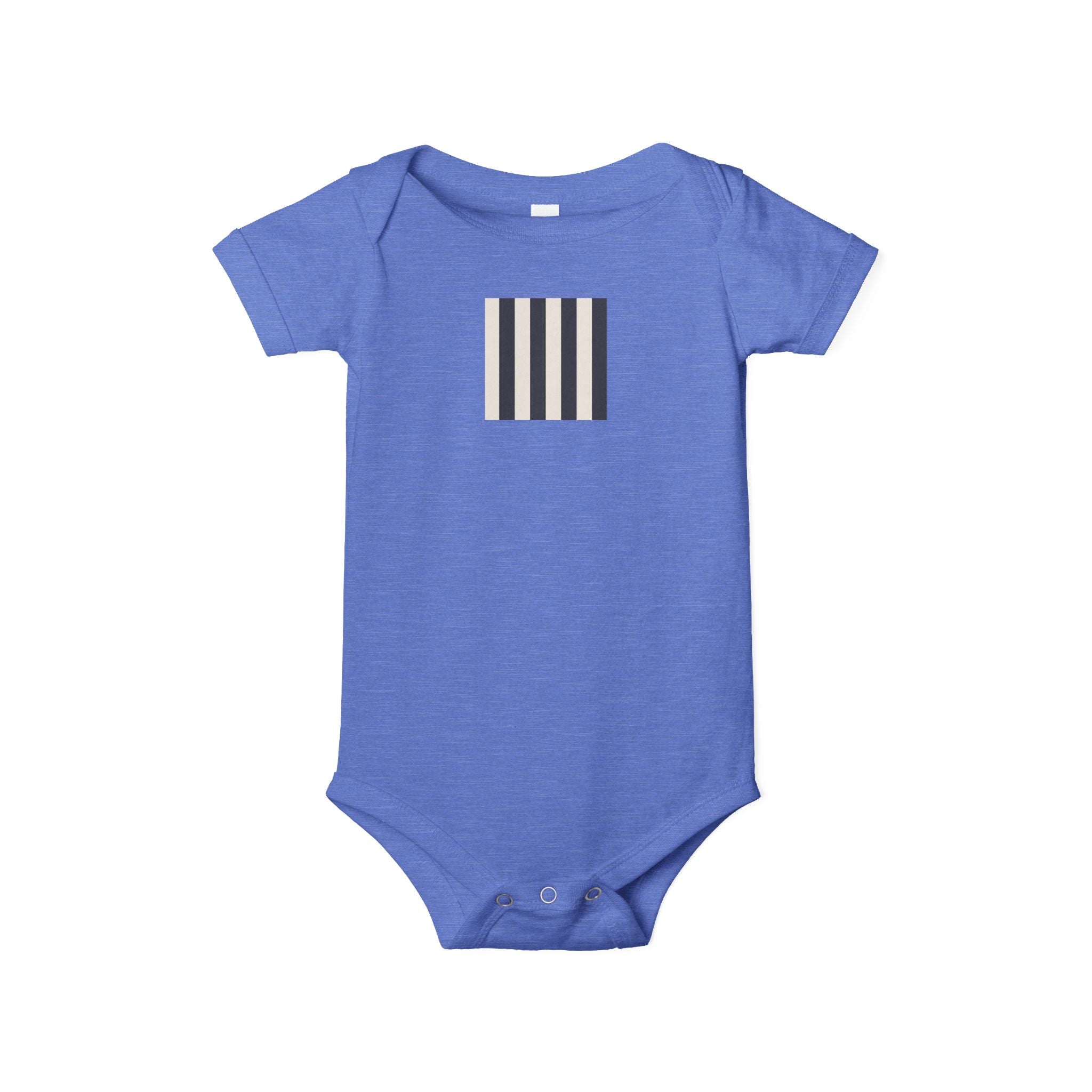 MOSiQ | Day of the Dead Infant One Piece with Stripes, Cute Baby Bodysuit, Newborn Gift, Stylish Infant Outfit, Unisex Baby Clothes, Baby Shower Gift