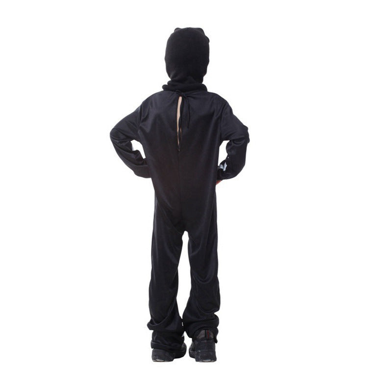 MOSiQ | Day of the Dead Halloween Carnival Party Children Boy Skull Makeup Ball Performance Costume
