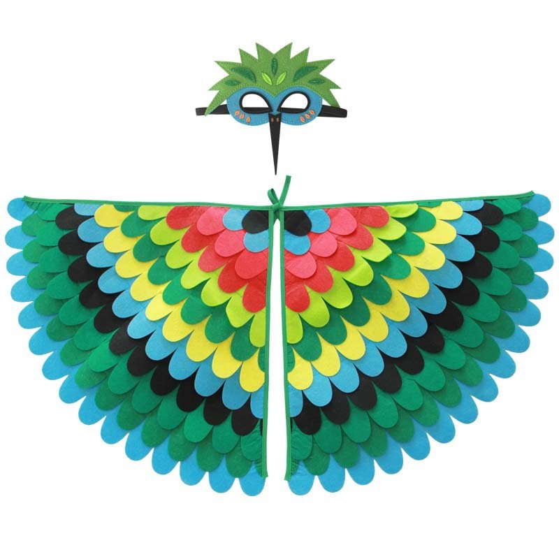 MOSIQ | Day of the Dead Felt Wings Halloween Carnival Costume