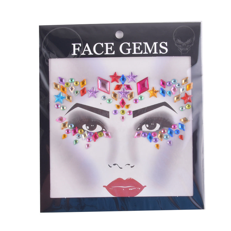 MOSiC | Day of the Dead  Tattoo Stickers Dead Ghost Festival Face