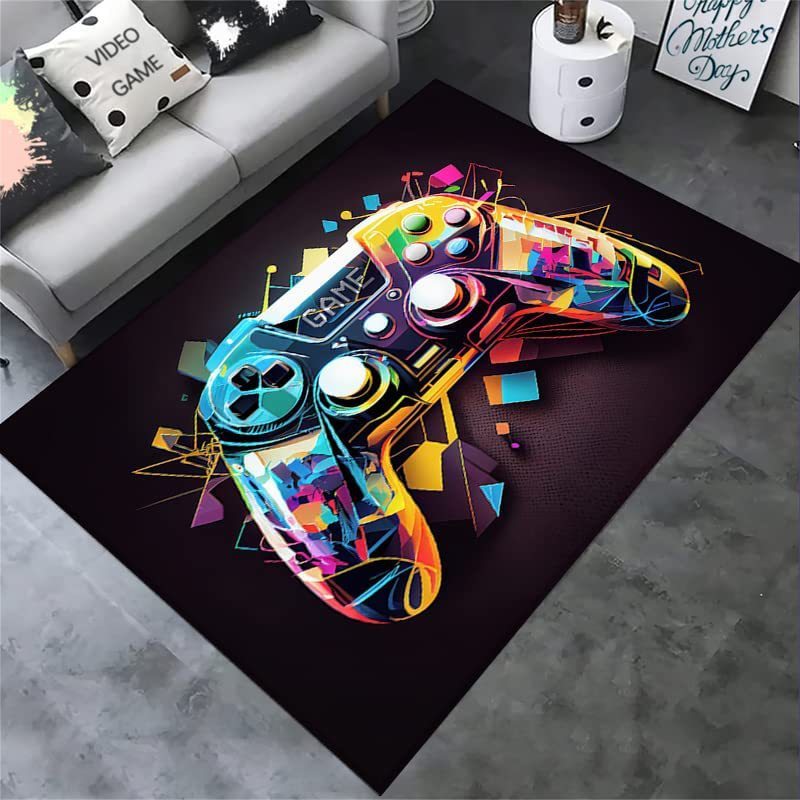 Boy's Room Cloth With E-sports Games Carpet
