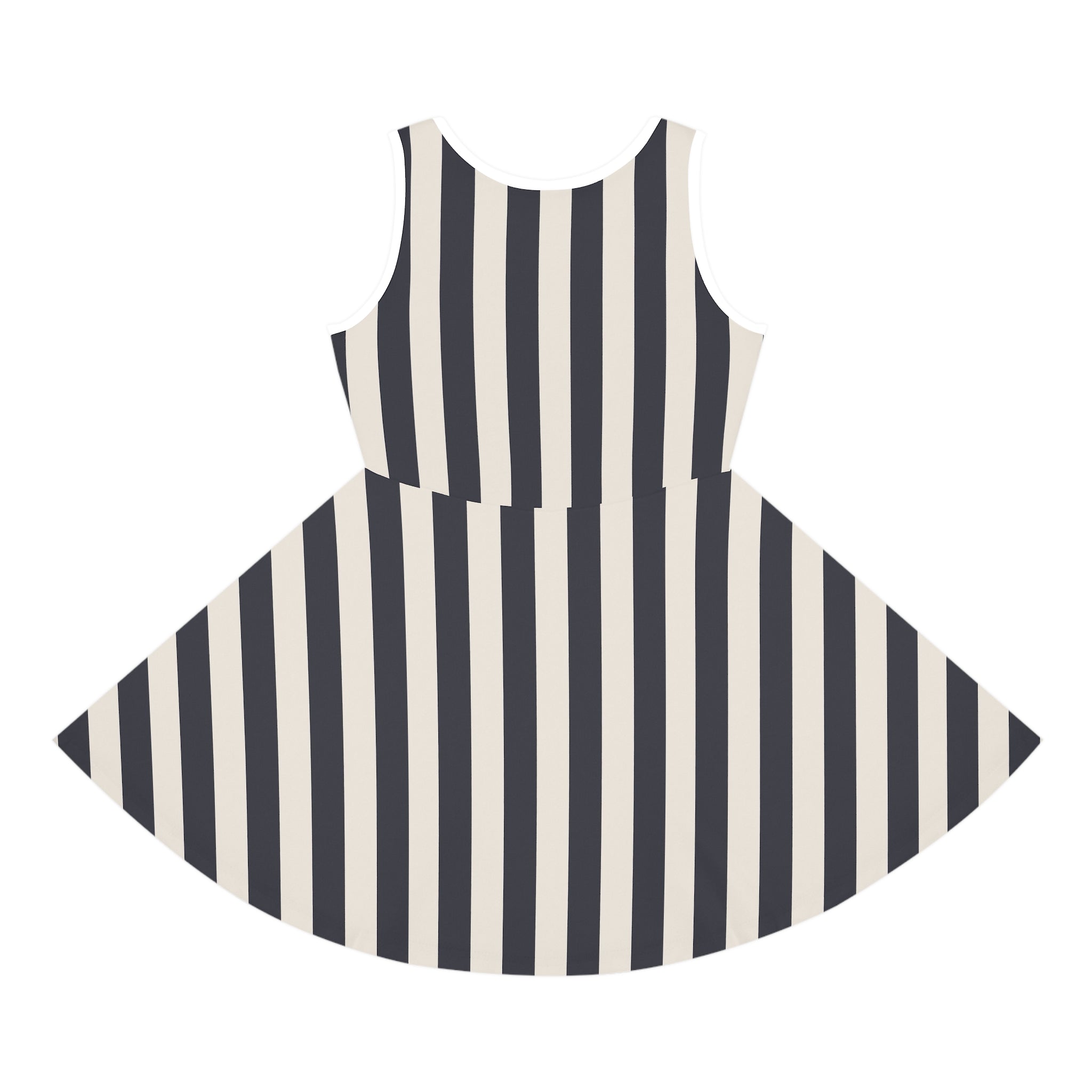 MOSiQ | Day of the Dead Bone Girls' Sundress, Playful Everyday Outfit, Casual Dress for Girls, Perfect for Birthday Parties