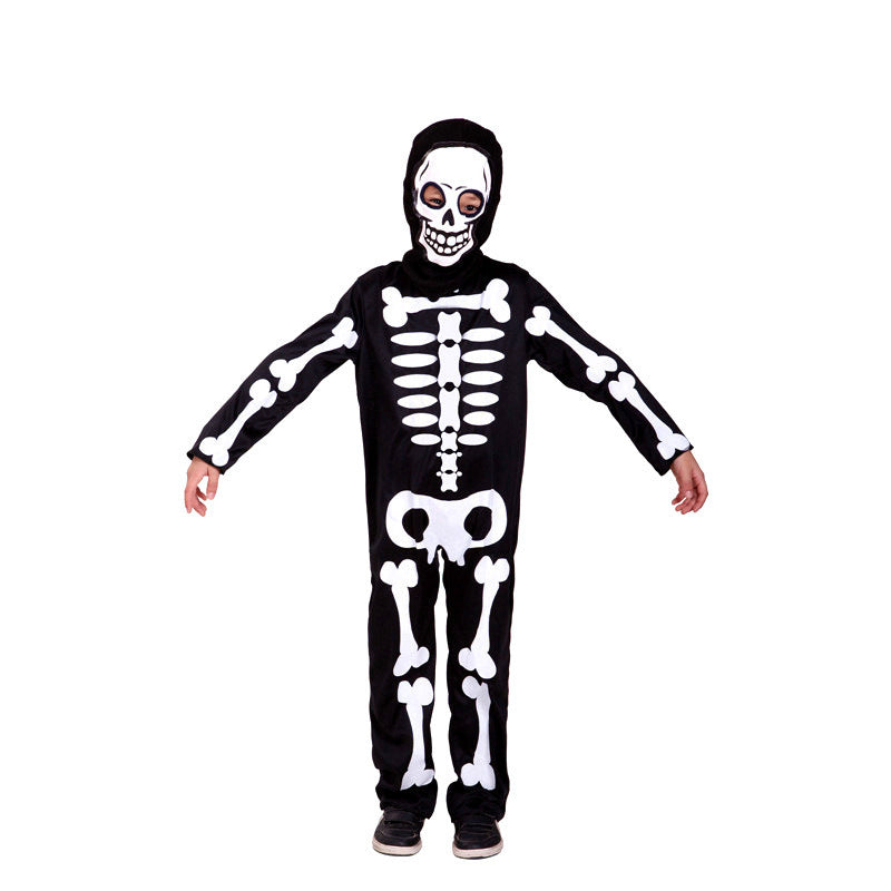 MOSiQ | Day of the Dead Halloween Carnival Party Children Boy Skull Makeup Ball Performance Costume