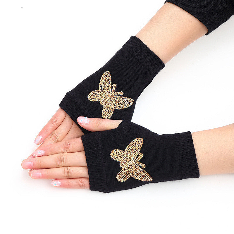 MOSiQ | Day of the Dead Cotton Gloves Elastic Small Gloves Leak