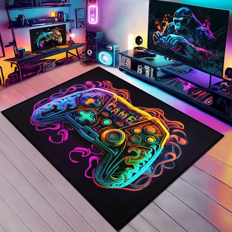 Boy's Room Cloth With E-sports Games Carpet