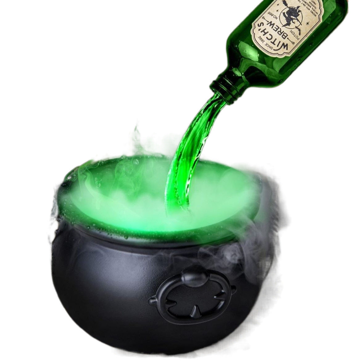 MOSiQ Day of the Dead Halloween Black Wizard Bowl Magic Float Bottle And Diffuser Indoor Home Bar Magic Party Horror Ghost Props Halloween Decoration