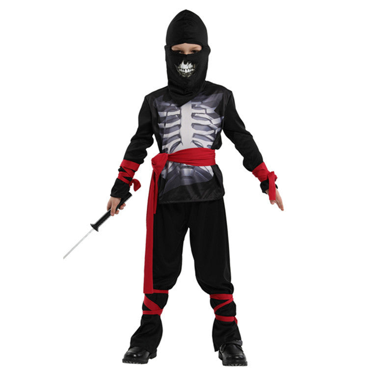 MOSiQ | Day of the Dead  Children's Little Boy Costume Carnival Costumes Magic Play B- 0192 Skull