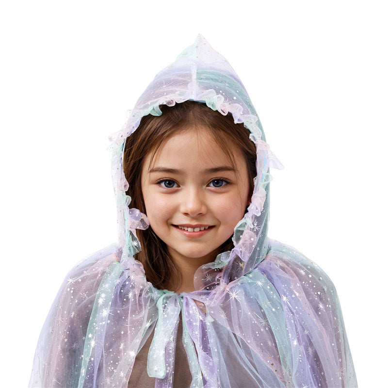 MOSiQ | Day of the Dead Aisha Glowing Cloak With Light Gilding Cloak