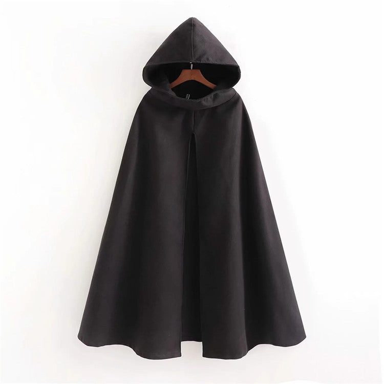 MOSiQ | Day of the Dead m Light Mature Hooded Cloak Coat