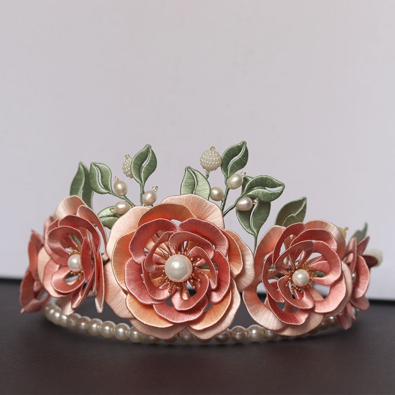 MOSiC | Day of the Dead Flower Festival Hair Crown Wrapped With Flower Hairpin